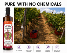 Load image into Gallery viewer, Organic Red Wine Vinegar – 500 mL