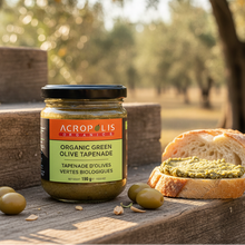 Load image into Gallery viewer, Organic Green Olive Tapenade, 190 mL