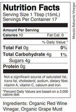 Load image into Gallery viewer, Organic Mousto Balsamic Vinegar, 500 mL