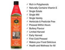 Load image into Gallery viewer, Bio-Harvest Extra Virgin Olive Oil – 750 mL
