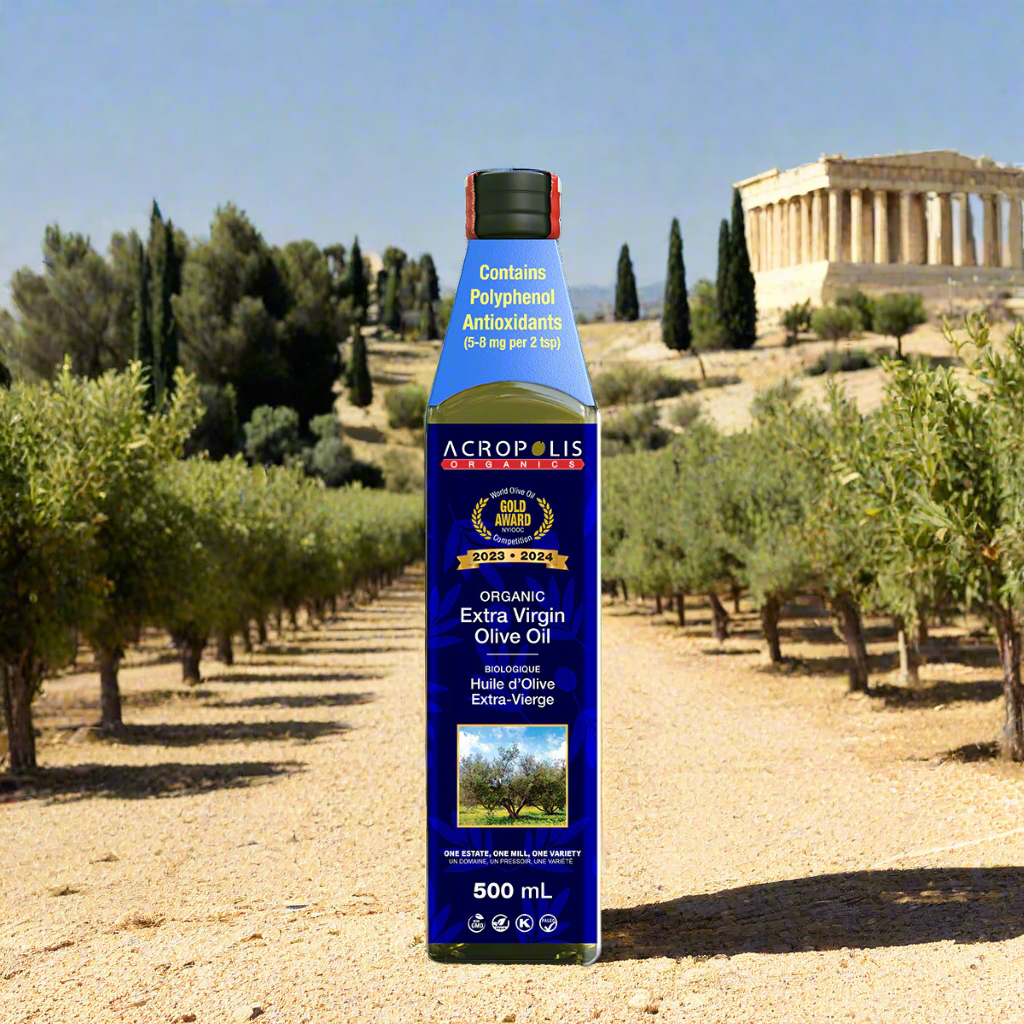 Certified Organic Extra Virgin Olive Oil, 500mL