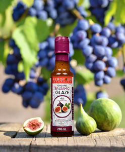 Organic Balsamic Glaze With Figs, 200 mL