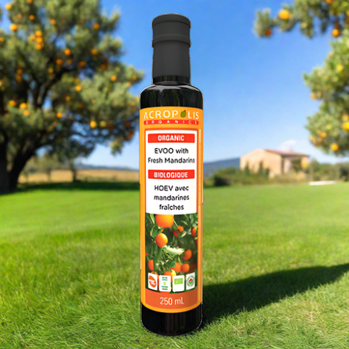 Organic Extra Virgin Olive Oil with Fresh Mandarins, 250 mL