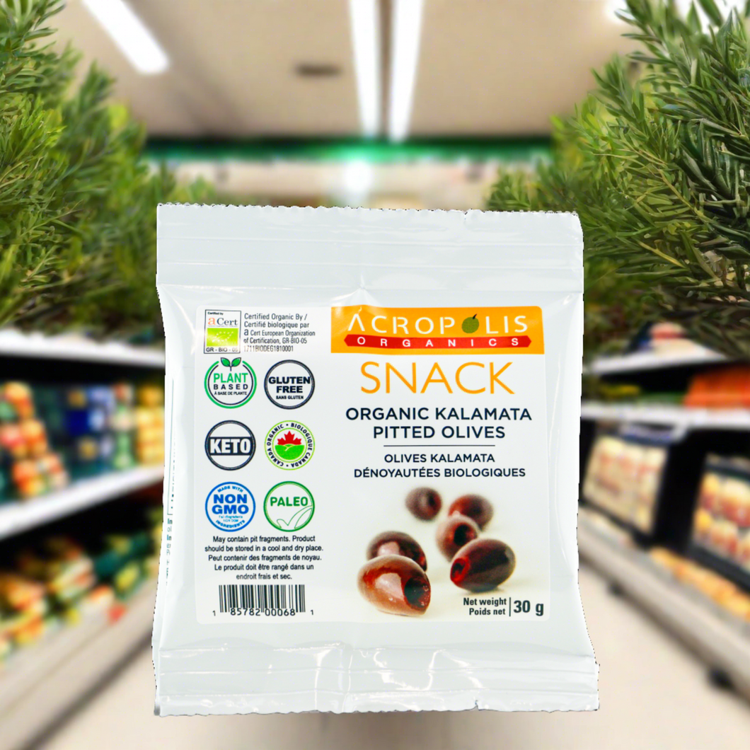 Organic Kalamata Pitted Olives Snack Pack