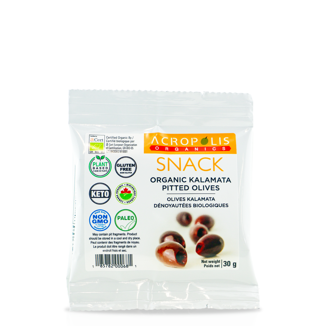 Organic Kalamata Pitted Olives Snack Pack